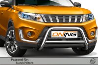 Frontschutzbügel mit Querstreben für Suzuki Vitara (LY) 2018- 60mm Gutachten