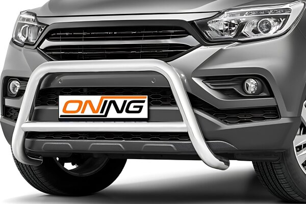 Frontschutzbügel mit Querstreben für SsangYong Musso 2018-2021 70mm Gutachten