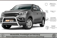 Frontschutzbügel mit Querstreben für SsangYong Musso 2018-2021 70mm Gutachten