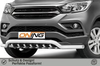Frontschutzbügel breit Unterbodenschutz für SsangYong Musso 2018-2021 70mm Gutachten breit