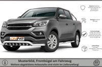 Frontschutzbügel breit Unterbodenschutz für SsangYong Musso 2018-2021 70mm Gutachten breit