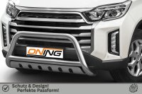 Frontschutzbügel mit Unterfahrschutz für SsangYong Musso 2021- 70mm Gutachten