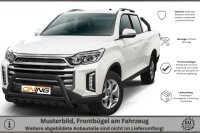 Frontschutzbügel mit Unterfahrschutz für SsangYong Musso 2021- schwarz 70mm Edelstahl mit Gutachten