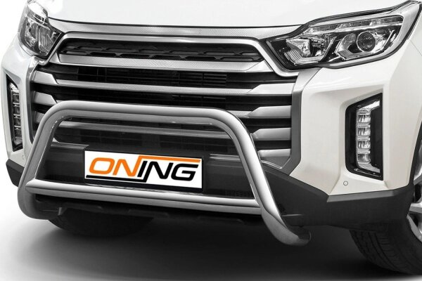 Frontschutzbügel mit Querstreben für SsangYong Musso 2021- 70mm Gutachten