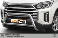 Frontschutzbügel mit Querstreben für SsangYong Musso 2021- 70mm Gutachten