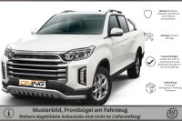 Frontschutzbügel breit Unterbodenschutz für SsangYong Musso 2021- 70mm Gutachten breit