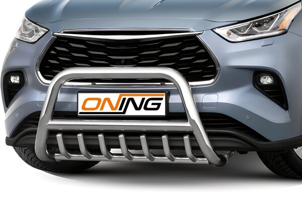 Frontschutzbügel mit Unterfahrschutz für Toyota Highlander 2021- 70mm Gutachten