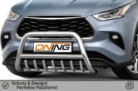 Frontschutzbügel mit Unterfahrschutz für Toyota Highlander 2021- 70mm Gutachten