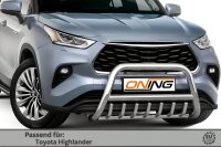 Frontschutzbügel mit Unterfahrschutz für Toyota Highlander 2021- 70mm Gutachten