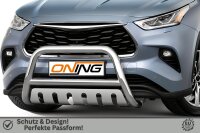 Frontschutzbügel mit Unterfahrschutz für Toyota Highlander 2021- 70mm Gutachten