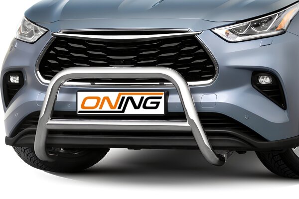 Frontschutzbügel mit Querstreben für Toyota Highlander 2021- 70mm Gutachten