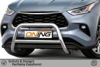 Frontschutzbügel mit Querstreben für Toyota Highlander 2021- 70mm Gutachten