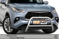 Frontschutzbügel mit Querstreben für Toyota Highlander 2021- 70mm Gutachten