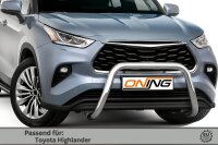 Frontschutzbügel für Toyota Highlander 2021- 70mm Gutachten