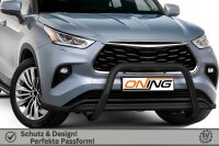 Frontschutzbügel für Toyota Highlander 2021- schwarz 70mm Edelstahl mit Gutachten