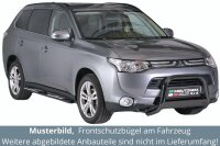 Frontbügel Edelstahl schwarz für Mitsubishi Outlander 2013 - 2015 63mm mit Gutachten