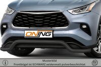 Frontschutzbügel breit für Toyota Highlander 2021- schwarz 70mm Edelstahl mit Gutachten