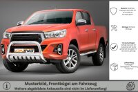 Frontschutzbügel mit Unterfahrschutz für Toyota Hilux 2018-2021 70mm Gutachten