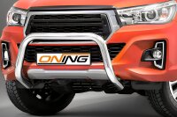 Frontschutzbügel für Toyota Hilux 2018-2021 70mm Gutachten Edelstahl