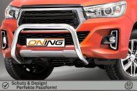 Frontschutzbügel für Toyota Hilux 2018-2021 70mm Gutachten Edelstahl