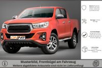 Frontschutzbügel breit Unterbodenschutz für Toyota Hilux 2018-2021 schwarz 70mm Edelstahl mit Gutachten