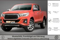 Frontschutzbügel breit für Toyota Hilux 2018-2021 schwarz 70mm Edelstahl mit Gutachten