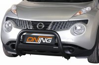 Frontbügel Edelstahl schwarz für Nissan Juke...