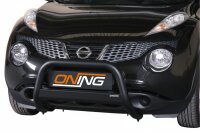 Frontbügel Edelstahl schwarz für Nissan Juke...