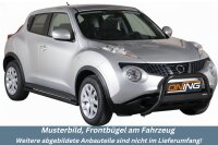 Frontbügel Edelstahl schwarz für Nissan Juke F15 2010-2019 63mm mit Gutachten