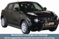 Frontbügel Edelstahl schwarz für Nissan Juke F15 2010-2019 63mm mit Gutachten