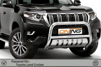 Frontschutzbügel mit Unterfahrschutz für Toyota Land Cruiser 150 (J15) 2017- 70mm Gutachten