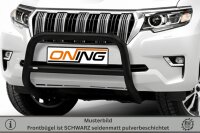Frontschutzbügel mit Querstreben für Toyota Land Cruiser 150 (J15) 2017- schwarz 70mm Edelstahl mit Gutachten