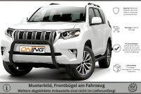 Frontschutzbügel für Toyota Land Cruiser 150 (J15) 2017- schwarz 70mm Edelstahl mit Gutachten