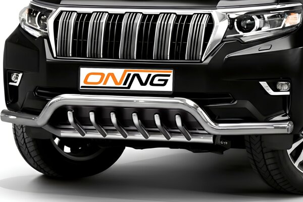 Frontschutzbügel breit Unterbodenschutz für Toyota Land Cruiser 150 (J15) 2017- 70mm Gutachten