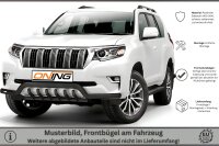 Frontschutzbügel breit Unterbodenschutz für Toyota Land Cruiser 150 (J15) 2017- schwarz 70mm Edelstahl mit Gutachten
