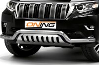 Frontschutzbügel breit Unterbodenschutz für Toyota Land Cruiser 150 (J15) 2017- 70mm Gutachten