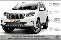 Frontschutzbügel breit Unterbodenschutz für Toyota Land Cruiser 150 (J15) 2017- schwarz 70mm Edelstahl mit Gutachten
