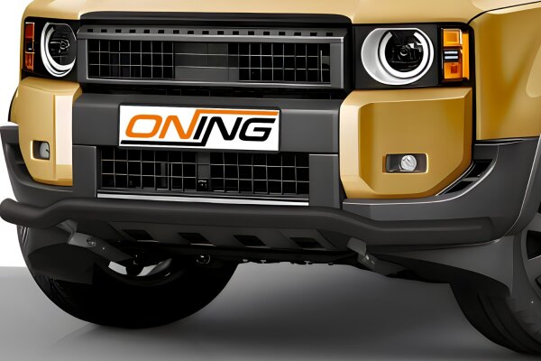 Frontschutzbügel breit für Toyota Land Cruiser 250 J25 2024- schwarz Edelstahl Gutachten