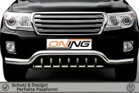Frontschutzbügel breit Unterbodenschutz für Toyota Land Cruiser V8 (J20) 2012-2016 76mm Gutachten
