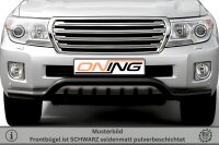 Frontschutzbügel breit Unterbodenschutz für Toyota Land Cruiser V8 (J20) 2012-2016 schwarz 76mm Edelstahl mit Gutachten