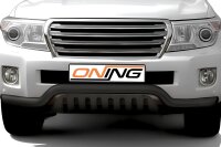 Frontschutzbügel breit Unterbodenschutz für Toyota Land Cruiser V8 (J20) 2012-2016 schwarz 76mm Edelstahl mit Gutachten