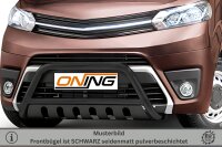 Frontschutzbügel mit Unterfahrschutz für Toyota ProAce Verso 2016-2024 schwarz 60mm Edelstahl Gutachten