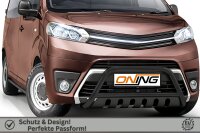 Frontschutzbügel mit Unterfahrschutz für Toyota ProAce Verso 2016-2024 schwarz 60mm Edelstahl Gutachten