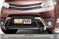Frontschutzbügel mit Querstreben für Toyota ProAce Verso 2016-2024 schwarz 60mm Edelstahl Gutachten