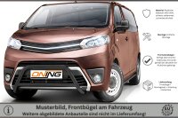 Frontschutzbügel mit Querstreben für Toyota ProAce Verso 2016-2024 schwarz 60mm Edelstahl Gutachten