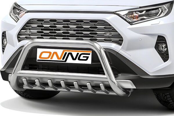 Frontschutzbügel mit Unterfahrschutz für Toyota Rav 4 (A5) 2018- 70mm Gutachten