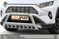 Frontschutzbügel mit Unterfahrschutz für Toyota Rav 4 (A5) 2018- 70mm Gutachten