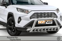 Frontschutzbügel mit Unterfahrschutz für Toyota Rav 4 (A5) 2018- 70mm Gutachten