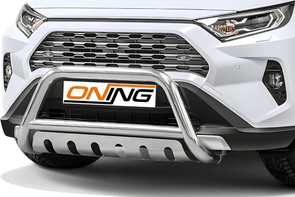 Frontschutzbügel mit Unterfahrschutz für Toyota Rav 4 (A5) 2018- 70mm Gutachten
