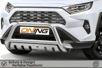 Frontschutzbügel mit Unterfahrschutz für Toyota Rav 4 (A5) 2018- 70mm Gutachten